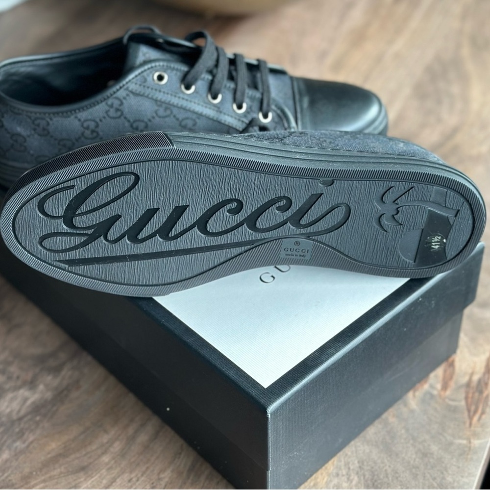 GUCCI CANVAS MENS SHOES BRAND NEW SIZE 41.5